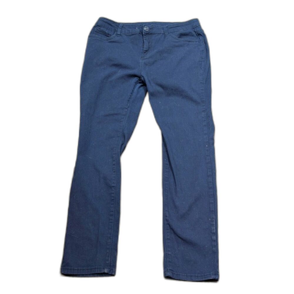 Y&F Jeans Dark Blue Skinny Stretch Denim Size 15/16 Juniors